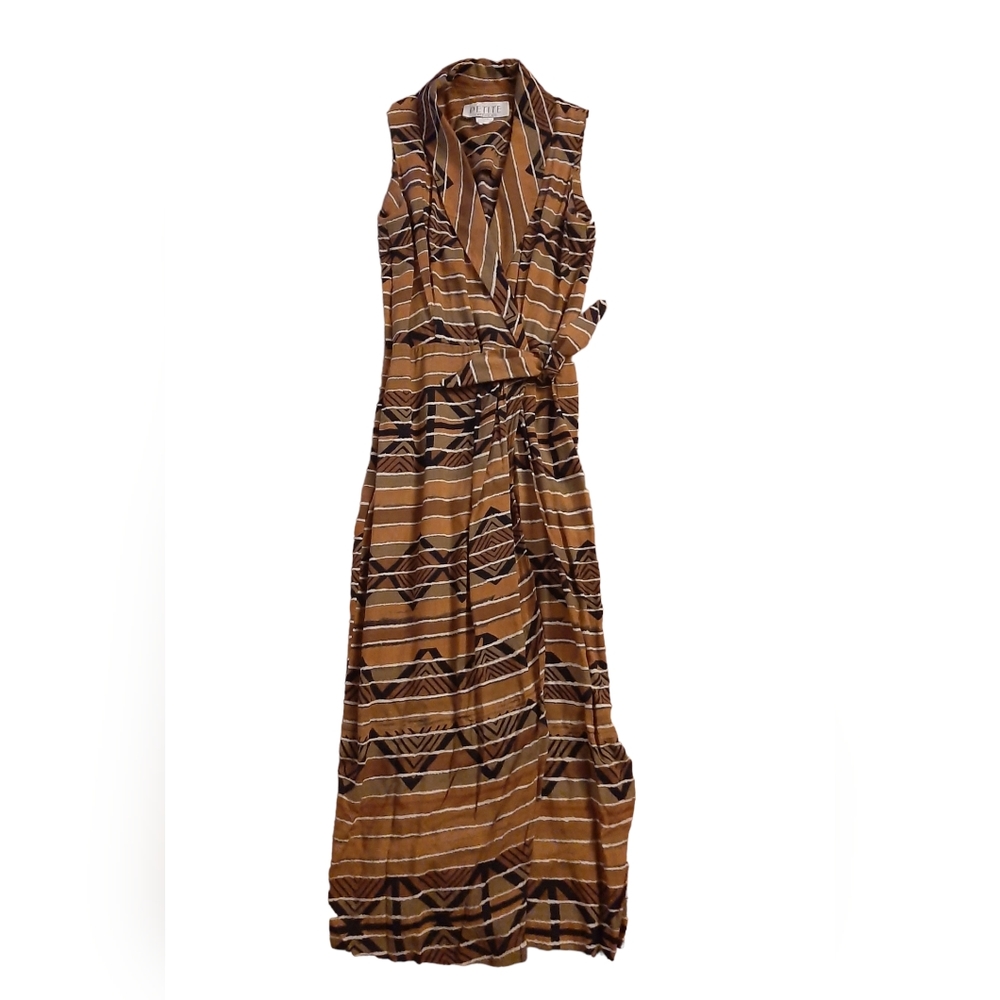 COPY - Vintage Petite Sophisticate Wrap Dress with Size Zip Size 0